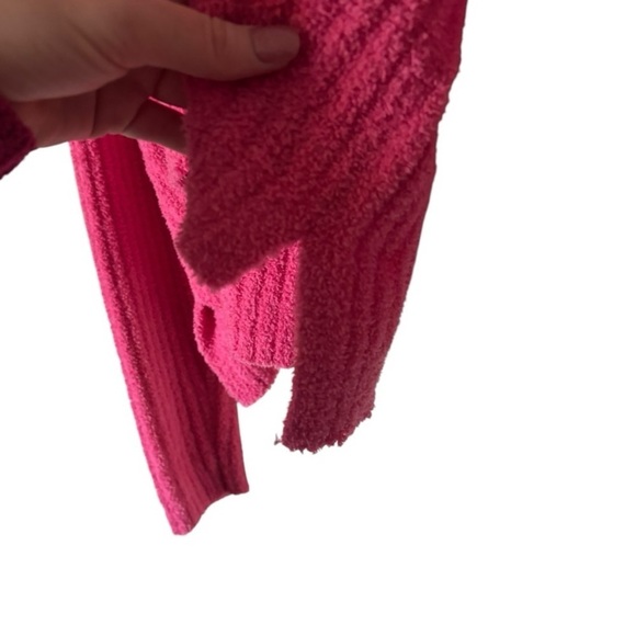 Altar’d State Pink Fleece Hoodie Size Large (L) - Picture 5 of 6